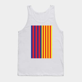 Barcelona Catalonia Flag Design Tank Top